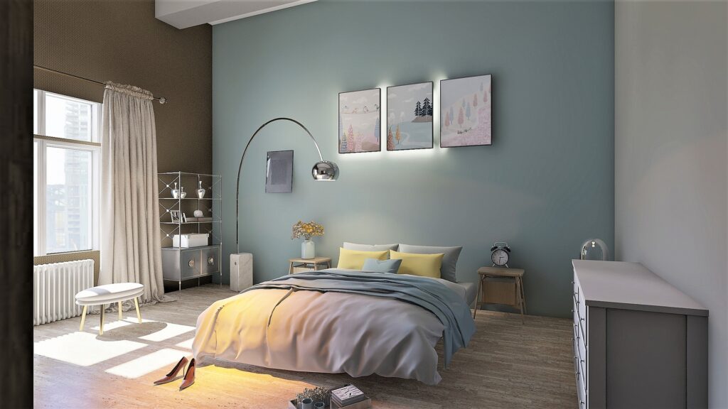 Hoe een slaapkamer inrichten - Een aangepast kleurenpalet voor kleine slaapkamers